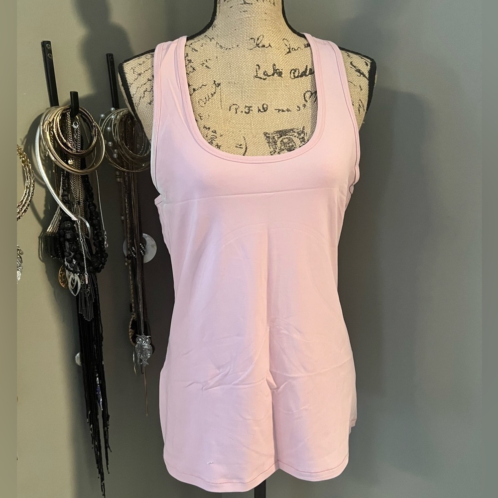 90 Degree by Reflex Woman’s Dri-Fit Racerback Tank Pink Like New Size XL